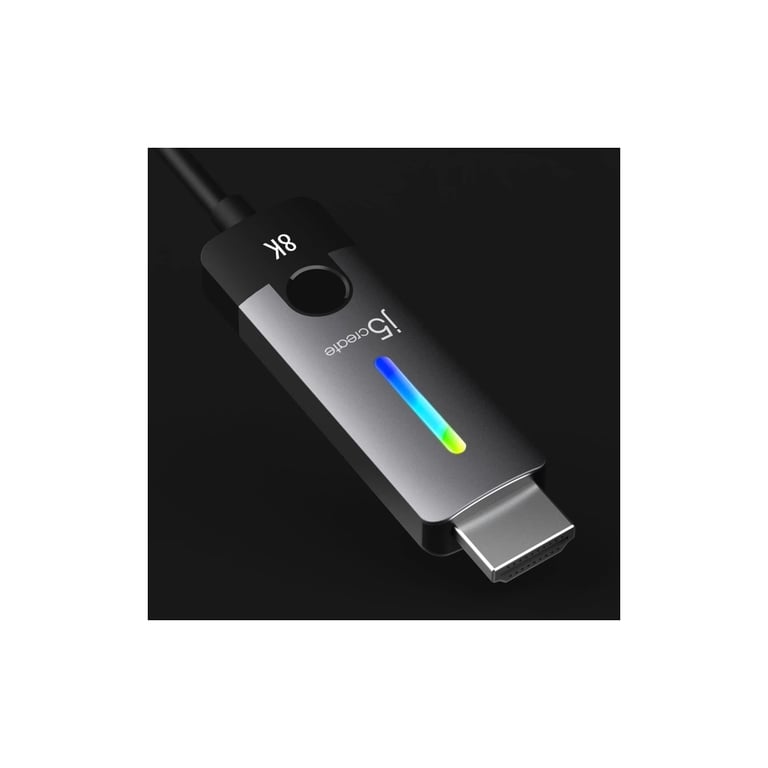 Кабель мультимедійний USB-C to HDMI M 1.8m 8K 60Hz LED RGB J5create (JCC157-N) - фото 3