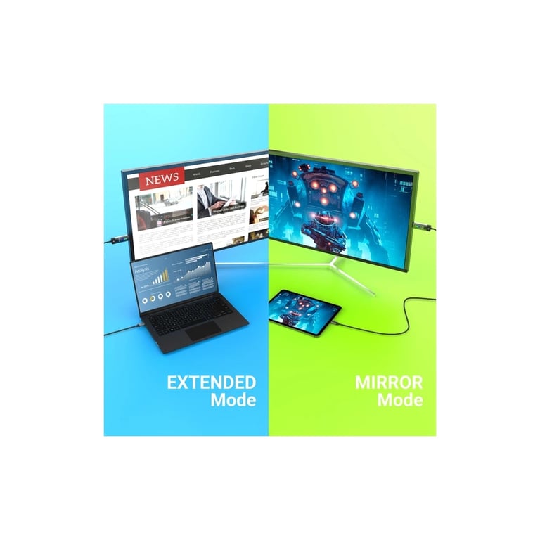 Кабель мультимедійний USB-C to HDMI M 1.8m 8K 60Hz LED RGB J5create (JCC157-N) - фото 9