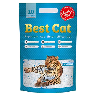 Наповнювач для туалету Best Cat Blue Силікагелевий 10 л (4820281500404) - фото 1