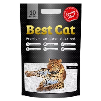 Наповнювач для туалету Best Cat White Силікагелевий 10 л (4820281500428) - фото 1
