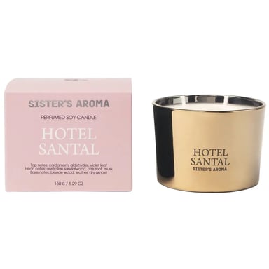 Ароматична свічка Sister's Aroma Hotel Santal 150 г (4820227786169) - фото 1