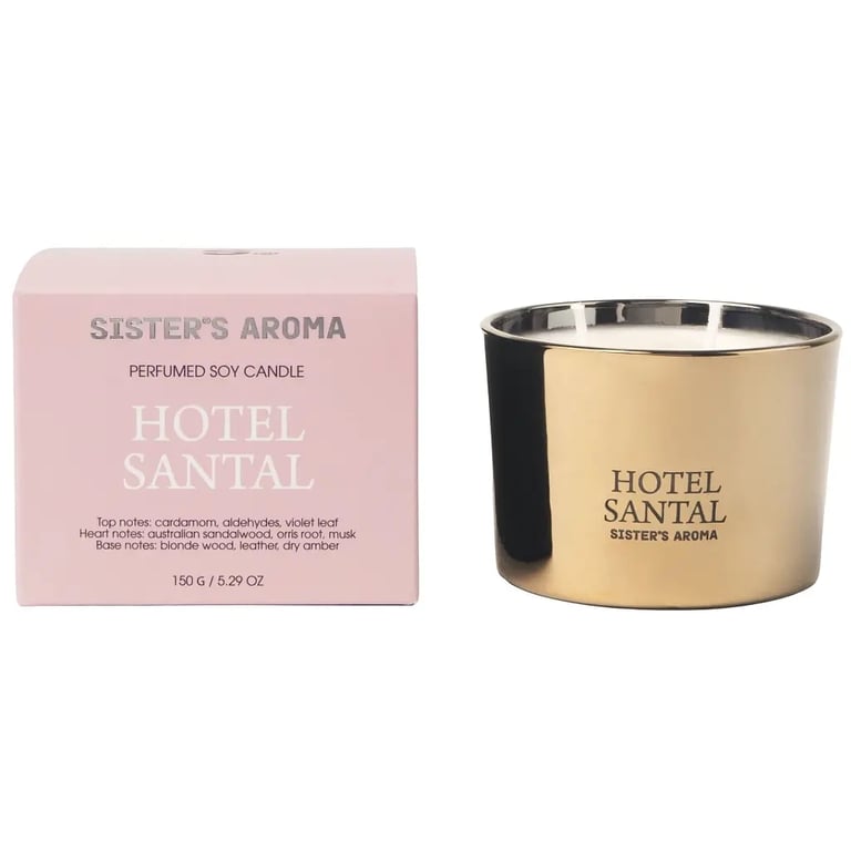Ароматична свічка Sister's Aroma Hotel Santal 150 г (4820227786169) - фото 1