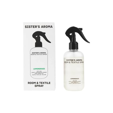 Освіжувач повітря Sister's Aroma Лемонграс Парфумований спрей для кімнати та текстилю 230 мл (4820227786008) - фото 1