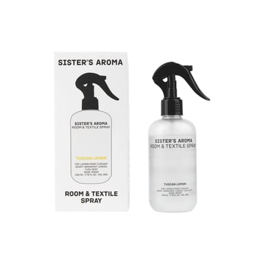 Освіжувач повітря Sister's Aroma Тосканський лимон Парфумований спрей для кімнати та текстилю 230 мл (4820227785919) - фото 1