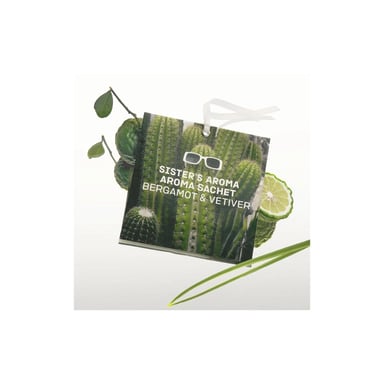 Ароматичне саше Sister's Aroma Bergamot & Vetiver 15 г (4820227785940) - фото 1