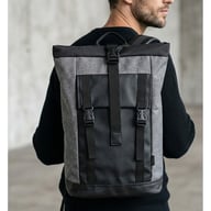 Рюкзак для ноутбука Vinga 15.6" NBP815 Roll Top (NBP815BK) - фото 9