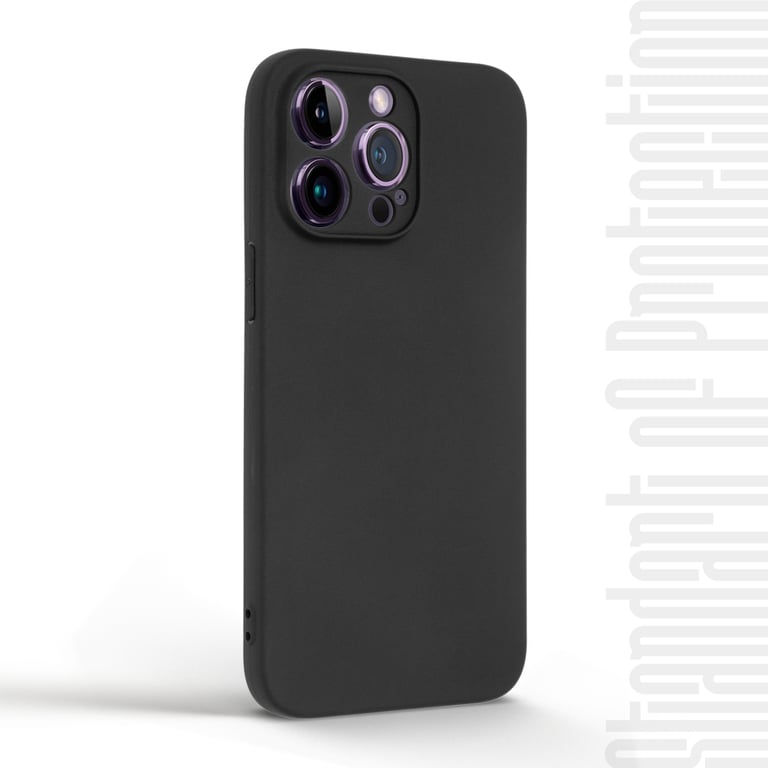 Чохол до мобільного телефона Armorstandart Matte Slim Fit Apple iPhone 14 Pro Max Camera cover Black (ARM83510) - фото 2
