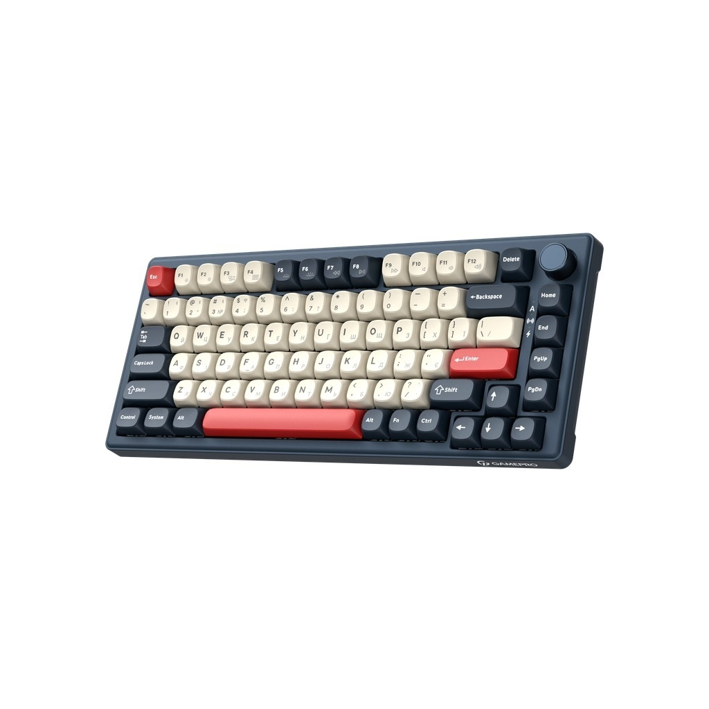 Клавіатура GamePro Asgard Yord Wireless/Bluetooth/USB UA Blue (MK266BL) - фото 3 Клавіатура GamePro Asgard Yord Wireless/Bluetooth/USB UA Blue (MK266BL) - фото 3