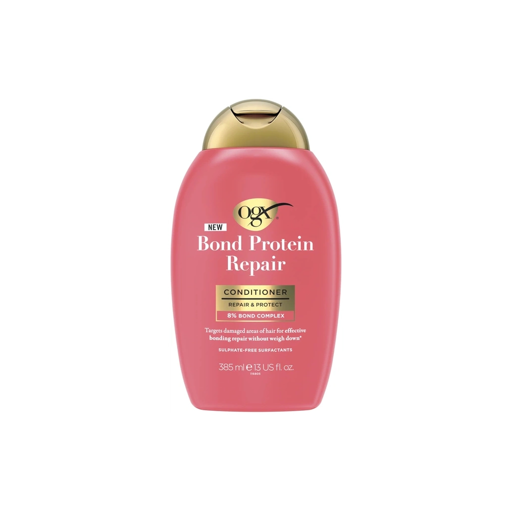 Кондиціонер для волосся OGX Bond Protein Repair Відновлювальний з протеїнами 385 мл (3574661818467) - фото 1