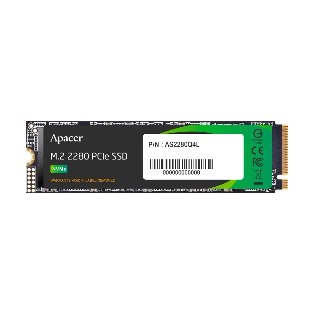 Накопичувач SSD M.2 2280 1TB Apacer (AP1TBAS2280Q4L) Накопичувач SSD M.2 2280 1TB Apacer (AP1TBAS2280Q4L)