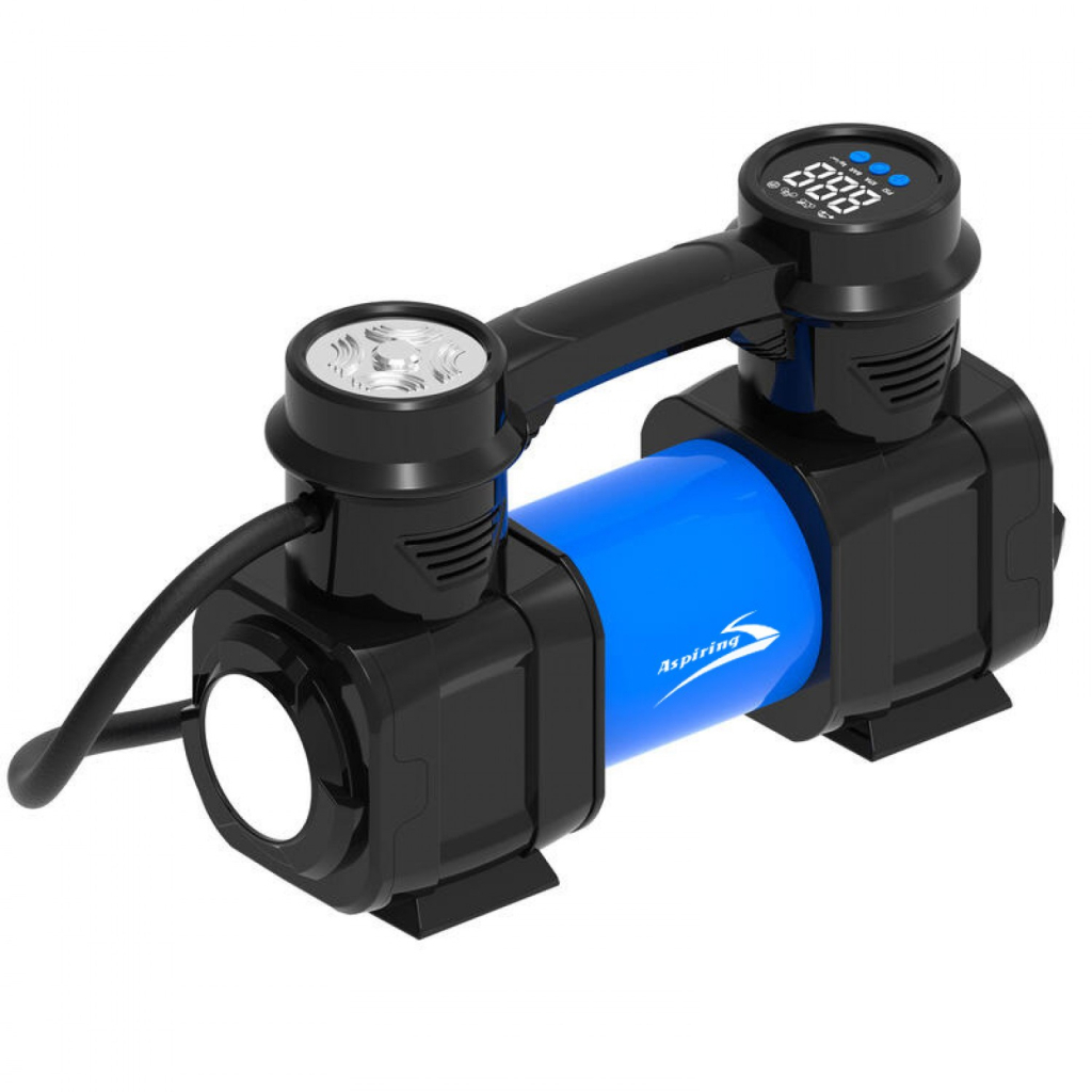 Автомобільний компресор Aspiring Airflow 4 metal 60L 120W (ATM400) - фото 1
