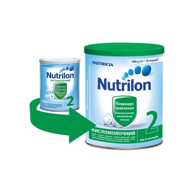 Дитяча суміш Nutrilon Кисломолочна 2 400 г (5900852073281) - фото 1