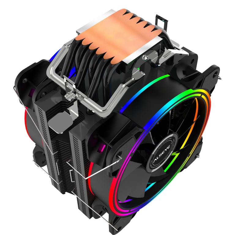 Кулер до процесора Alseye H120D-4.0 (Black) (AS.01.02.0009) - фото 8