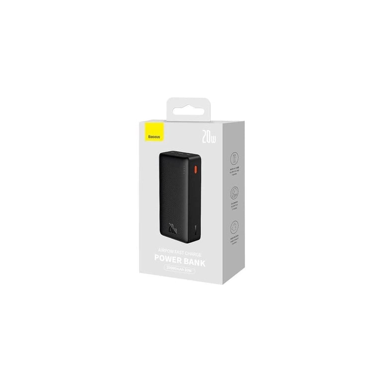 Батарея універсальна Baseus Airpow 30000mAh 20W PD/3.0, QC/3.0, black (PPQD090101) - фото 10