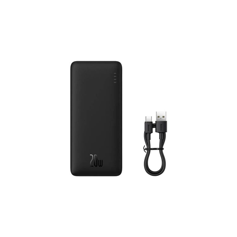 Батарея універсальна Baseus Airpow 30000mAh 20W PD/3.0, QC/3.0, black (PPQD090101) - фото 9