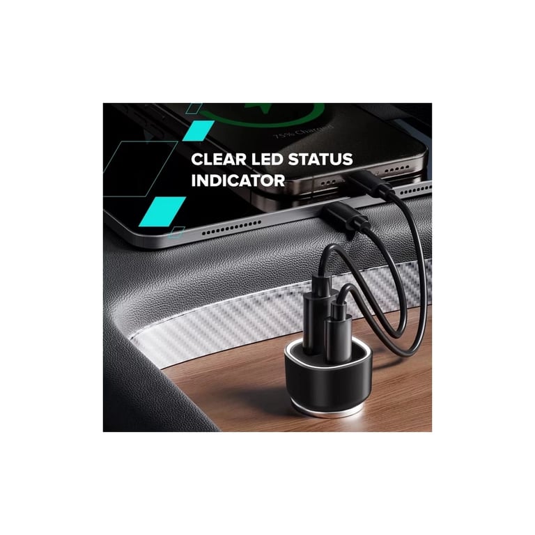 Зарядний пристрій Canyon 1xUSB + 1xUSB-C PD48W black (CNE-CCABR3AC) - фото 9