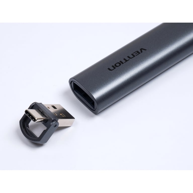 Презентер Vention PowerPoint Clicker with Red Laser Pointer Gray (KQIH0) - фото 7