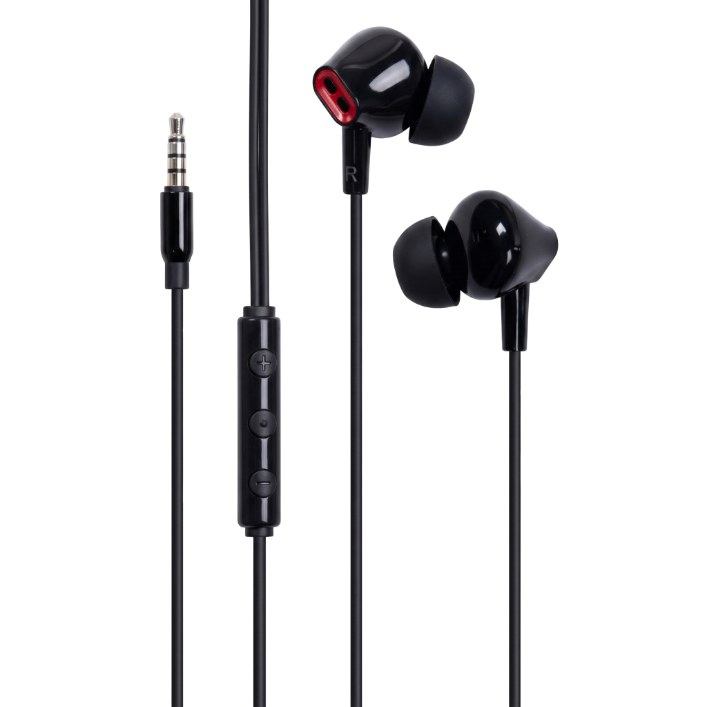 Навушники Vention Echo Lite 3.5mm In-Ear Wired Black (GBABAV) - фото 1