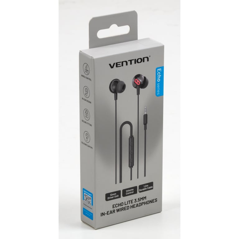 Навушники Vention Echo Lite 3.5mm In-Ear Wired Black (GBABAV) - фото 10