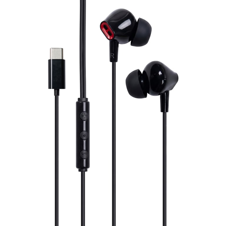 Навушники Vention Echo Lite USB-C In-Ear Wired Black (GBBBAV) - фото 1