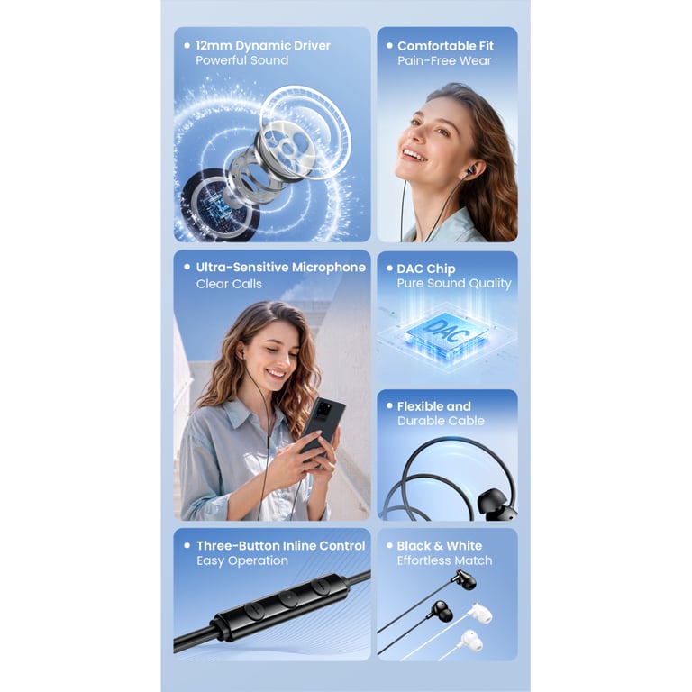 Навушники Vention Echo Lite USB-C In-Ear Wired Black (GBBBAV) - фото 4