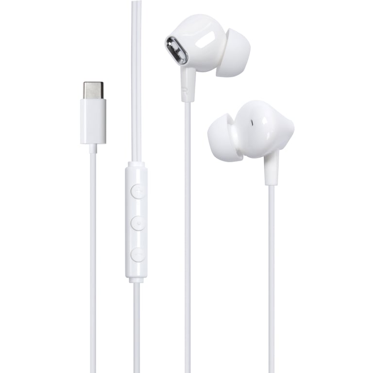 Навушники Vention Echo Lite USB-C In-Ear Wired White (GBBWAV) - фото 1