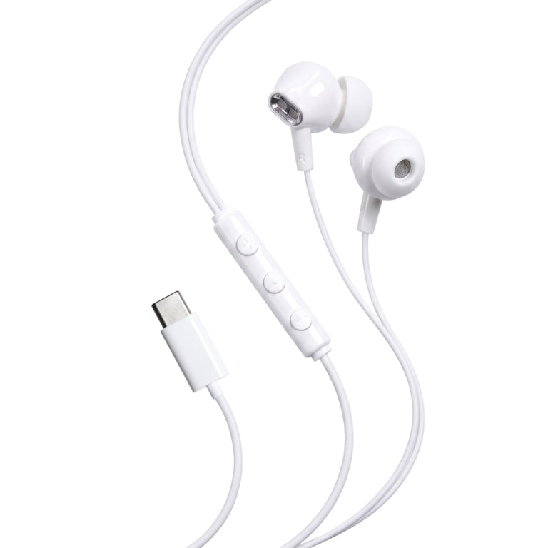 Навушники Vention Echo Lite USB-C In-Ear Wired White (GBBWAV) - фото 2