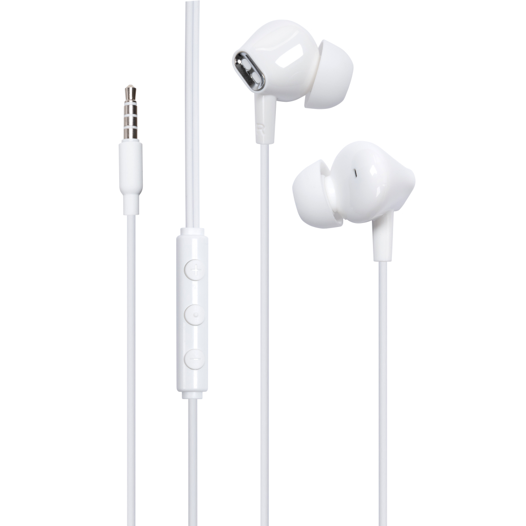 Навушники Vention Echo Lite 3.5mm In-Ear Wired White (GBAWAV) - фото 1