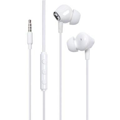 Навушники Vention Echo Lite 3.5mm In-Ear Wired White (GBAWAV) - фото 1