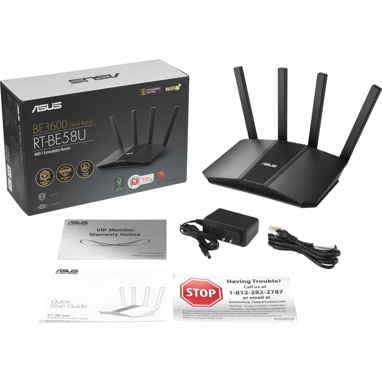 Маршрутизатор ASUS RT-BE58U V2 (90IG0A70-MO9C00) - фото 5
