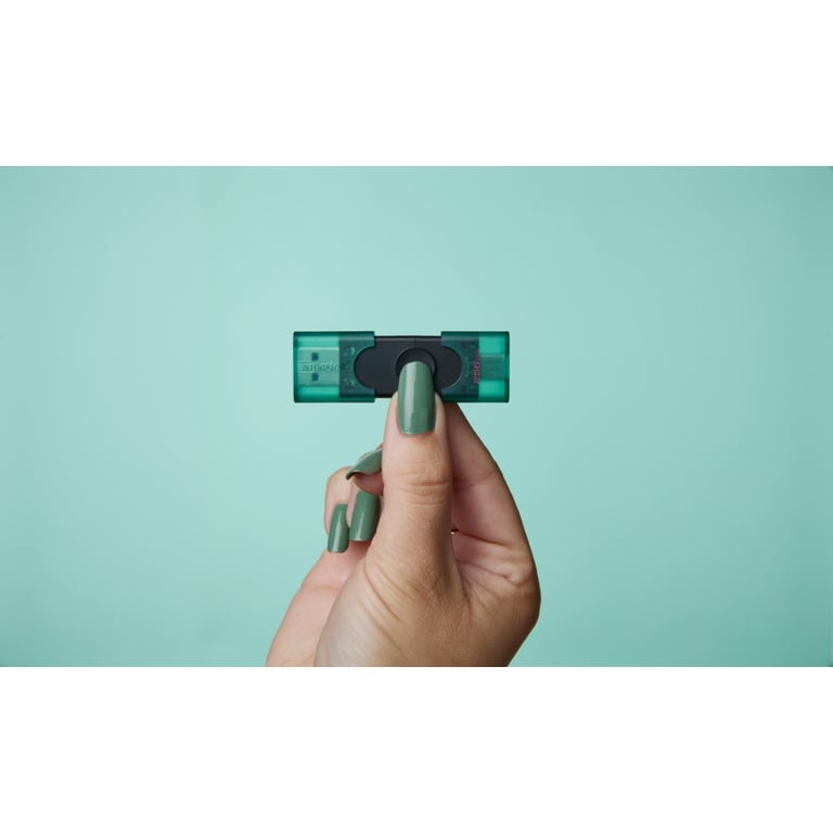 USB флеш накопичувач Kingston 256GB DataTraveler Duo USB 3.2 / Type-C Black/Green (DTDEG2/256GB) - фото 10