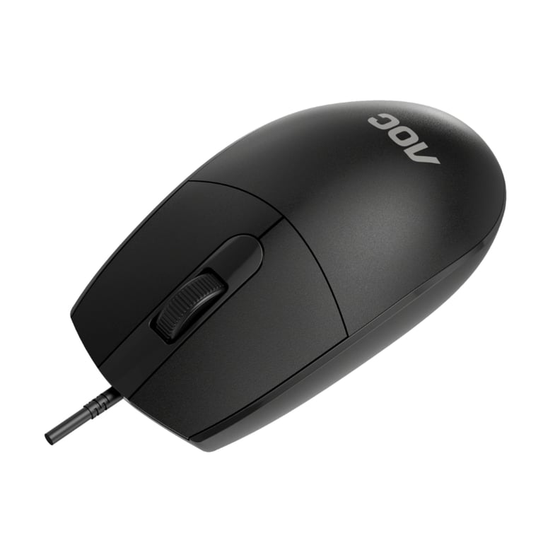Мишка AOC MS100B USB Black (MS100B/LA) - фото 8