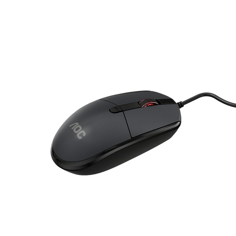 Мишка AOC MS130B USB Black (MS130B/LA) - фото 2