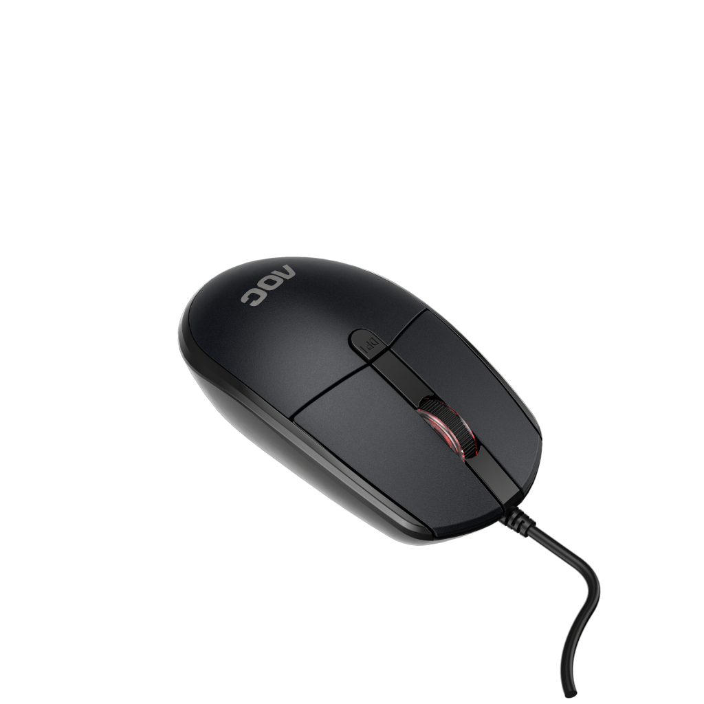 Мишка AOC MS130B USB Black (MS130B/LA) - фото 3 Мишка AOC MS130B USB Black (MS130B/LA) - фото 3