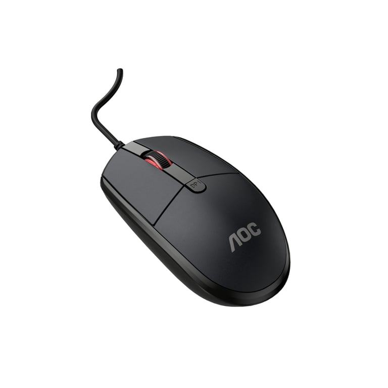 Мишка AOC MS130B USB Black (MS130B/LA) - фото 5
