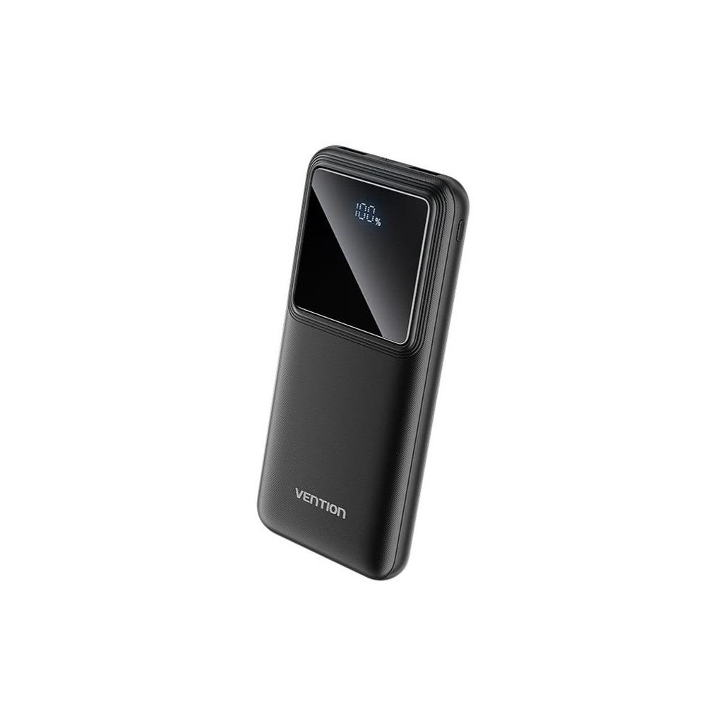 Батарея універсальна Vention 10000 mAh 22.5W Black LED Display Type (FHKB0) - фото 1