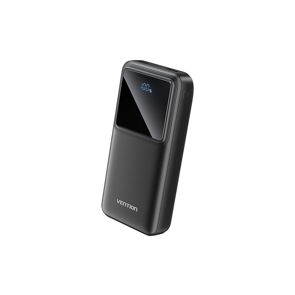 Батарея універсальна Vention 20000 mAh 22.5W Black LED Display Type (FHLB0) - фото 1