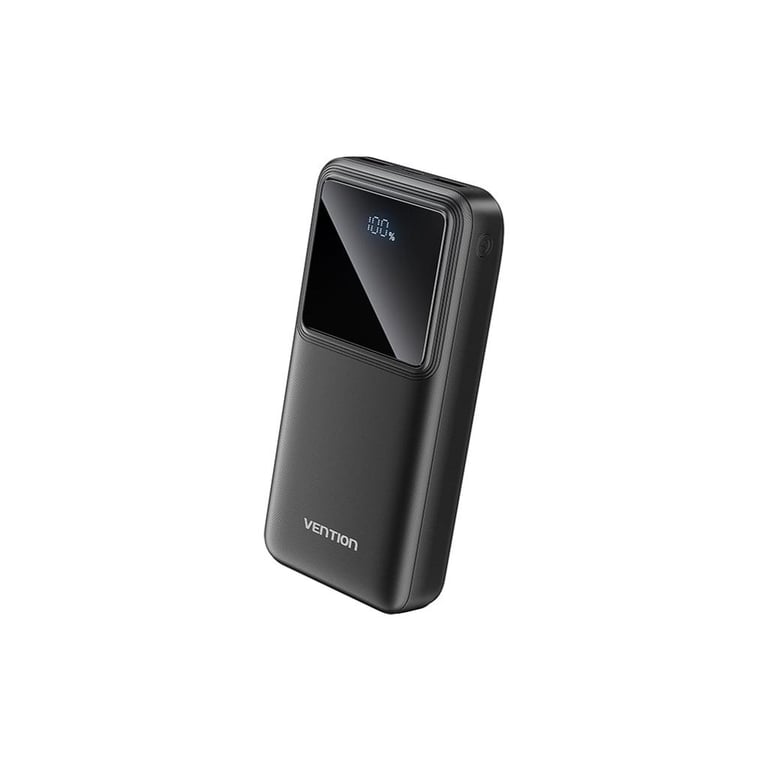 Батарея універсальна Vention 20000 mAh 22.5W Black LED Display Type (FHLB0)