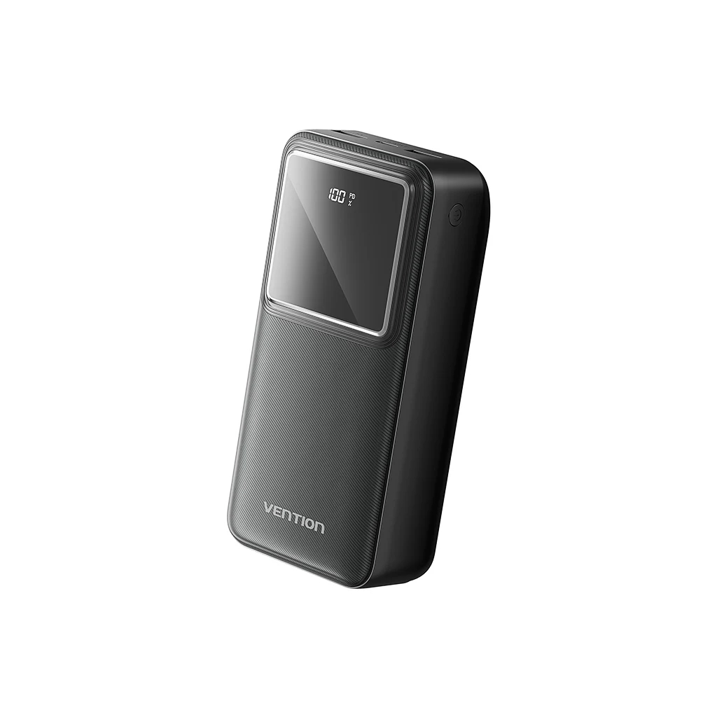 Батарея універсальна Vention 30000 mAh 22.5W Black LED Display Type (FHMB0) - фото 1