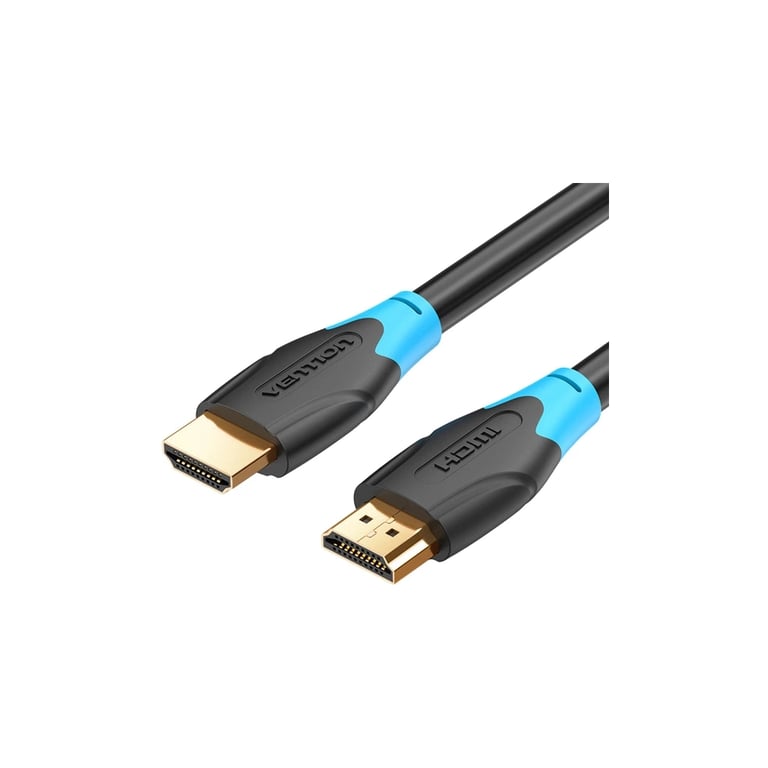 Кабель мультимедійний HDMI M to HDMI M 0.75m V2.0 4K60Hz black Vention (AACBE) - фото 1