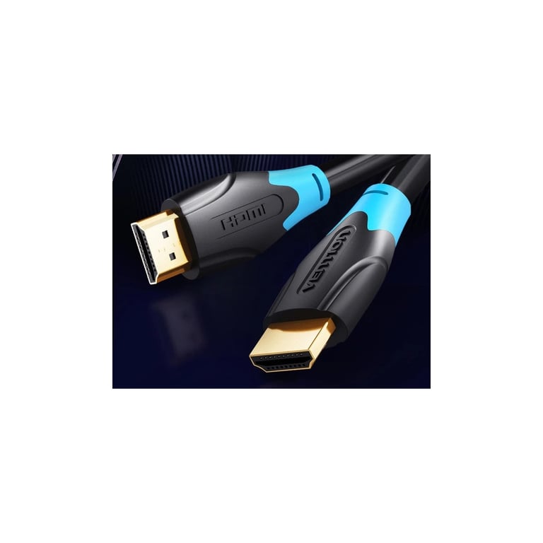 Кабель мультимедійний HDMI M to HDMI M 0.75m V2.0 4K60Hz black Vention (AACBE) - фото 2