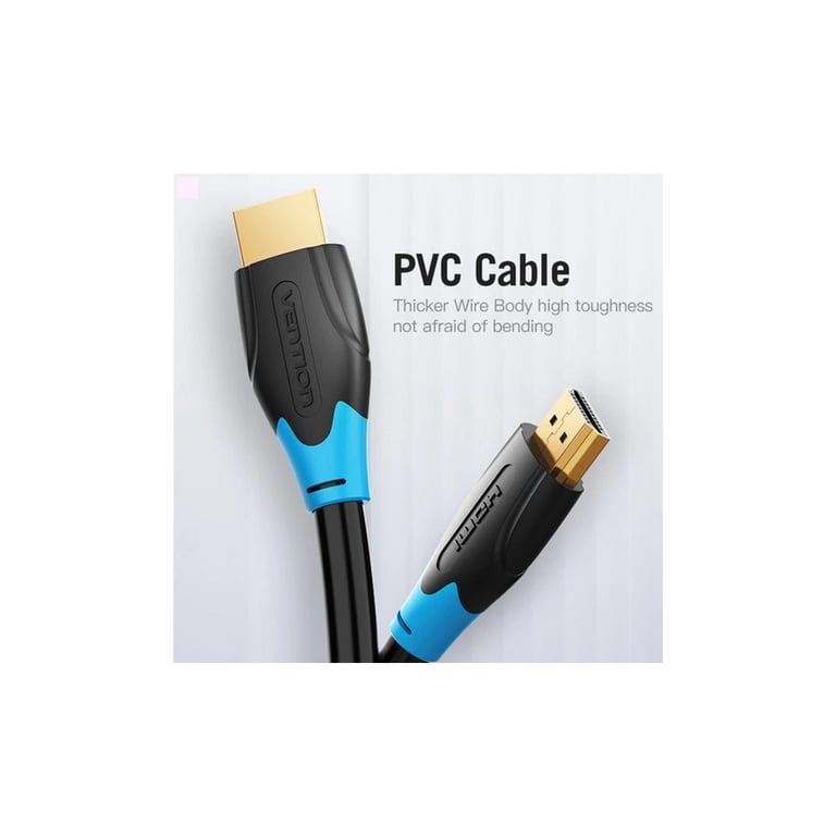 Кабель мультимедійний HDMI M to HDMI M 1.5m 4K60Hz black Vention (AACBG) - фото 3