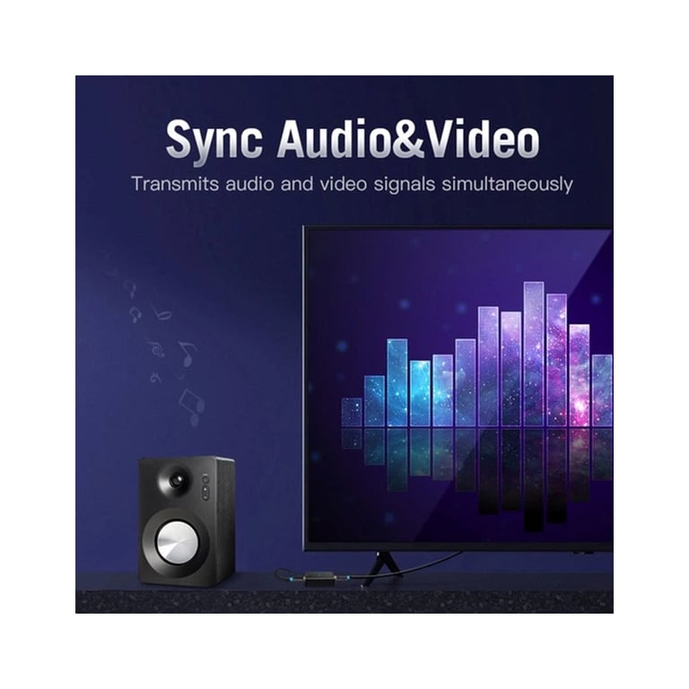 Кабель мультимедійний HDMI M to HDMI M 10.0m 4K30Hz black Vention (AACBL) - фото 4