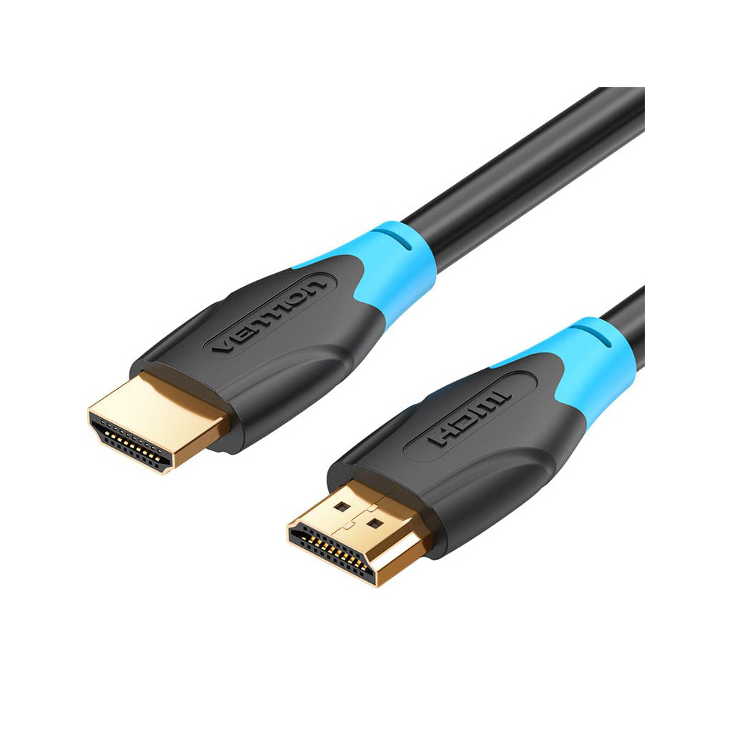 Кабель мультимедійний HDMI M to HDMI M 15.0m 4K30Hz black Vention (AACBN) - фото 1
