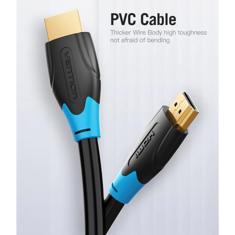Кабель мультимедійний HDMI M to HDMI M 15.0m 4K30Hz black Vention (AACBN) - фото 8