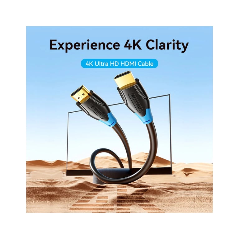 Кабель мультимедійний HDMI M to HDMI M 20.0m 1080p60Hz black Vention (AACBQ) - фото 2