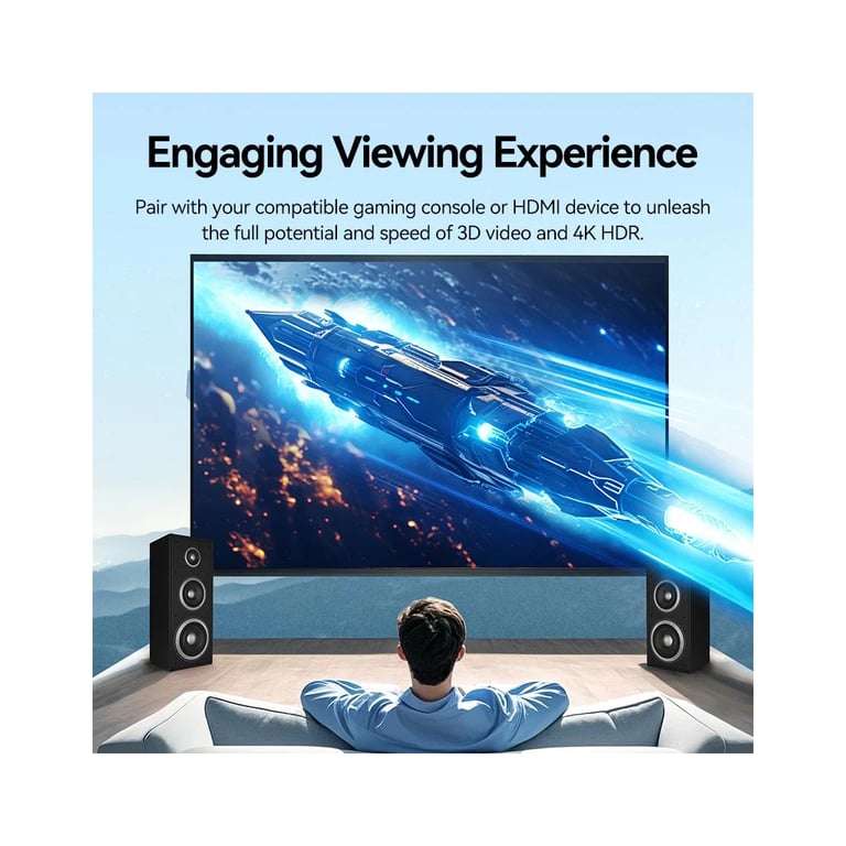 Кабель мультимедійний HDMI M to HDMI M 20.0m 1080p60Hz black Vention (AACBQ) - фото 4
