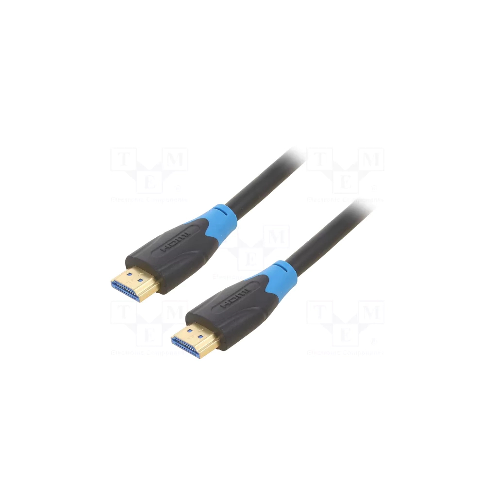 Кабель мультимедійний HDMI M to HDMI M 1.0m 4K60Hz black Vention (AAGBF) - фото 1
