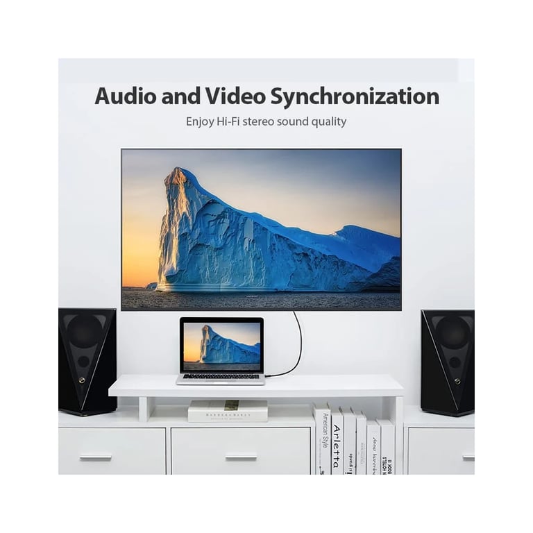 Кабель мультимедійний HDMI M to HDMI M 1.0m 4K60Hz black Vention (AAIBF) - фото 6