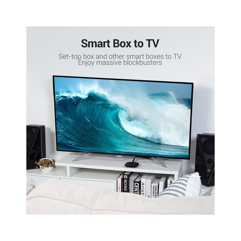 Кабель мультимедійний HDMI M to HDMI M 1.0m 4K60Hz flat black Vention (AAKBF) - фото 3